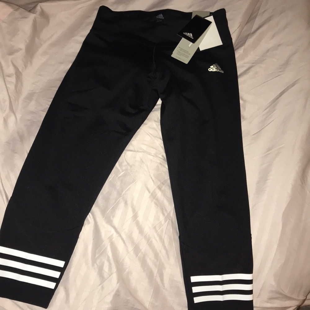 Adidas 3/4 midrise tights xs